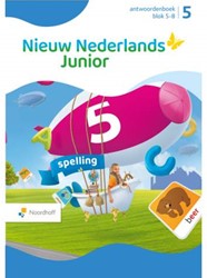 Nieuw Nederlands Junior Spelling antwoordenboek groep 5 blok 5-8