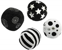 Sensorische ballen met geluid 4-delig ø18cm