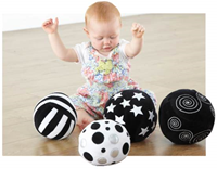 Sensorische ballen met geluid 4-delig ø18cm-2