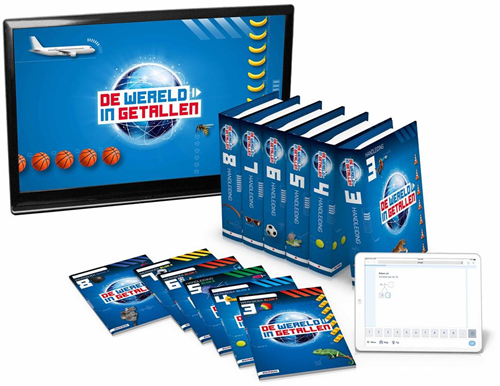 Digitaal platform De wereld in getallen 5 Basis Papier incl. toetssoftware groep 4