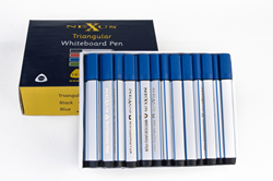 Whiteboardstift Nexus triple grip 2mm blauw 72 stuks