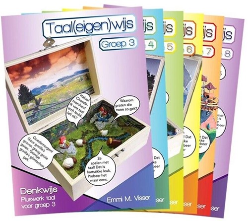 Taal(eigen)wijs, groep 3 t/m 8 proefpakket à 6 werkboeken