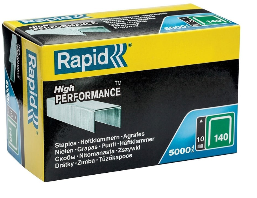 Nieten Rapid 140/10 gegalvaniseerd vlakdraadnieten 5000 stuks