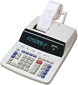 Rekenmachines met telrol
