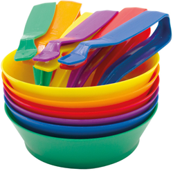 Pincetten met schoteltjes set van 12