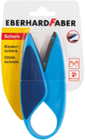 Kinderschaar Eberhard Faber blauw (knijpschaar)