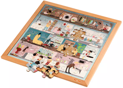 Puzzel Educo woordenschat Persoonlijke hygiëne 49 stukjes 40x40cm (900000076)