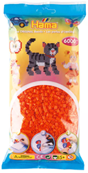 Strijkkralen midi oranje 6000 stuks