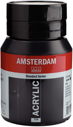 Acrylverf Amsterdam pot à 500ml 735 oxydezwart