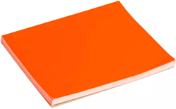 Sitspapier 13x16cm pak 100 vel oranje