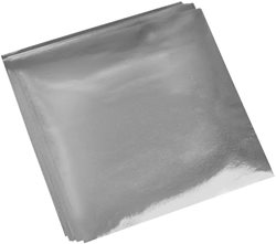 Sitspapier 20x20cm pak 30 vel zilver