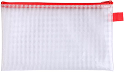 Schooletui nylon 15x25cm transparant