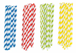 Rietjes gekleurd 100 stuks