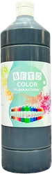 Plakkaatverf Beto Color zwart 1000 ml